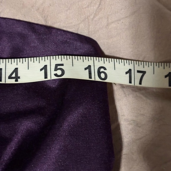 Club Monaco Red purple Pleated Halter midi dress silk size 10 - Picture 14 of 16